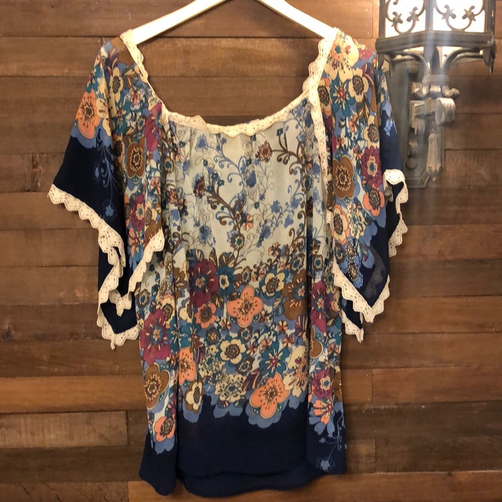 Boho 70’s inspired flattering on everyone blouse